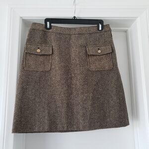 Brook Brothers wool mini skirt womens size 10